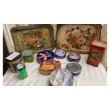 Tin Cans And Trays, Including Ritz