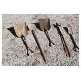 Scoop shovels  porthole digers  shovels.