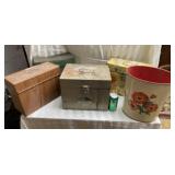 Filing Metal Boxes , Waste Basket