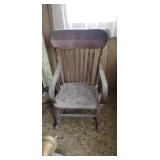 Rocking Chair Needs Cleaned up