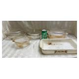 Fire King all but 1 Casserole Glassbake