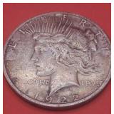 1922-S Peace Silver Dollar