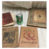 Very old Books, 1916 Double Q Composition Book,