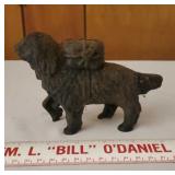 Cast Iron Dog  Bank