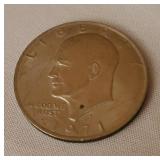 1971 D Eisenhower Dollar