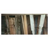 11  Old wood porch post Buyers responsibility for