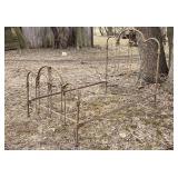 Old iron bed