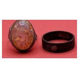 2 Sterling Rings 8.86