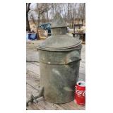 Copper kettle with spout