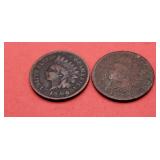1906 & 1898 Indian Head Penny