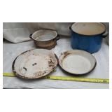 Enamel Pots & Pie Pans