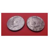 1971 &1972 Kennedy Half Dollars
