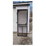 Old wood screen door.