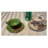 Vintage Enseco June Rose Teacup and Saucer,