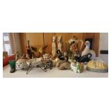 Figurines Including Brass