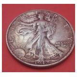 1942-D Walking Liberty Half Dollar
