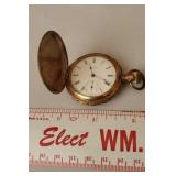 Elgin Pocket Watch Cracked Glass