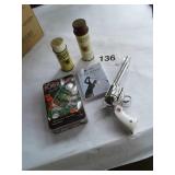 STALLION 45 CAP GUN:NEW POKER CHIPS:REPELLENT