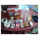 HORSE PLANTER:PLAYING CARDS:OIL LAMP CHIMNEYS