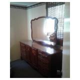 DRESSER WITH MIRROR 70"L
