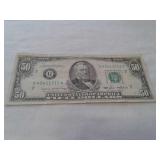 1985 $50 FEDERAL RESERVE NOTES