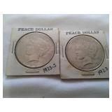 1923:1923-S PEACE SILVER DOLLARS