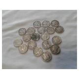 (19)MERCURY SILVER DIMES