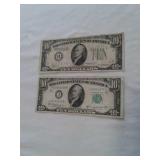 1934-A:1950-D FEDERAL RESERVE NOTE
