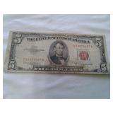 RED SEAL $5 NOTE