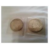 1923-S:1935-S PEACE SILVER DOLLARS