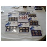 (8)U.S. MINT PROOF SETS