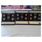 2000 24KT.GOLD PLATED COIN SETS