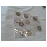 (9)SILVER QUARTERS
