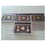 1989:91:92:93 U.S. MINT PROOF SETS