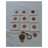 (11)INDIAN HEAD PENNIES