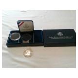 1998 BLACK REVOLUTIONARY WAR SILVER PROOF COIN