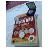 WEST BEND POCKET WATCH:TOKENS:COIN BOOK