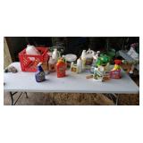 Garden supplies milk crate