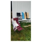 2 bag chairs  big table canopy in a bag (6