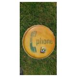 Retro 1960s ph both plastic sign.