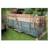 OLD WOOD BED FOR HORSE DRAWN WAGON