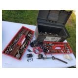 TOOL BOX FULL OF HARDWARE