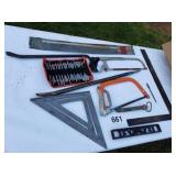 NEW DRILL BIT SET, SQUARE, HITCH PIN