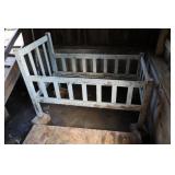 ANTIQUE CHILDS BED MISSION STYLE