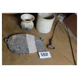 BULL LEAD, STONE CROCK, & SPITTOON