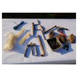 DRILL BITS, SAD IRON, ZIP TIES