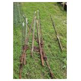 8 STEEL FENCE POSTS