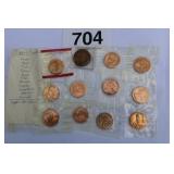 12 COPPER PRESIDENT COINS