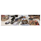 Table Full Including  Craftsman, Pipe wrench and