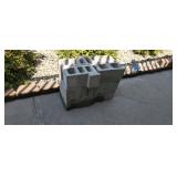 12  Concrete blocks.